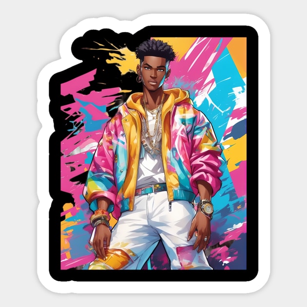 Hood Ghetto Sticker by animegirlnft